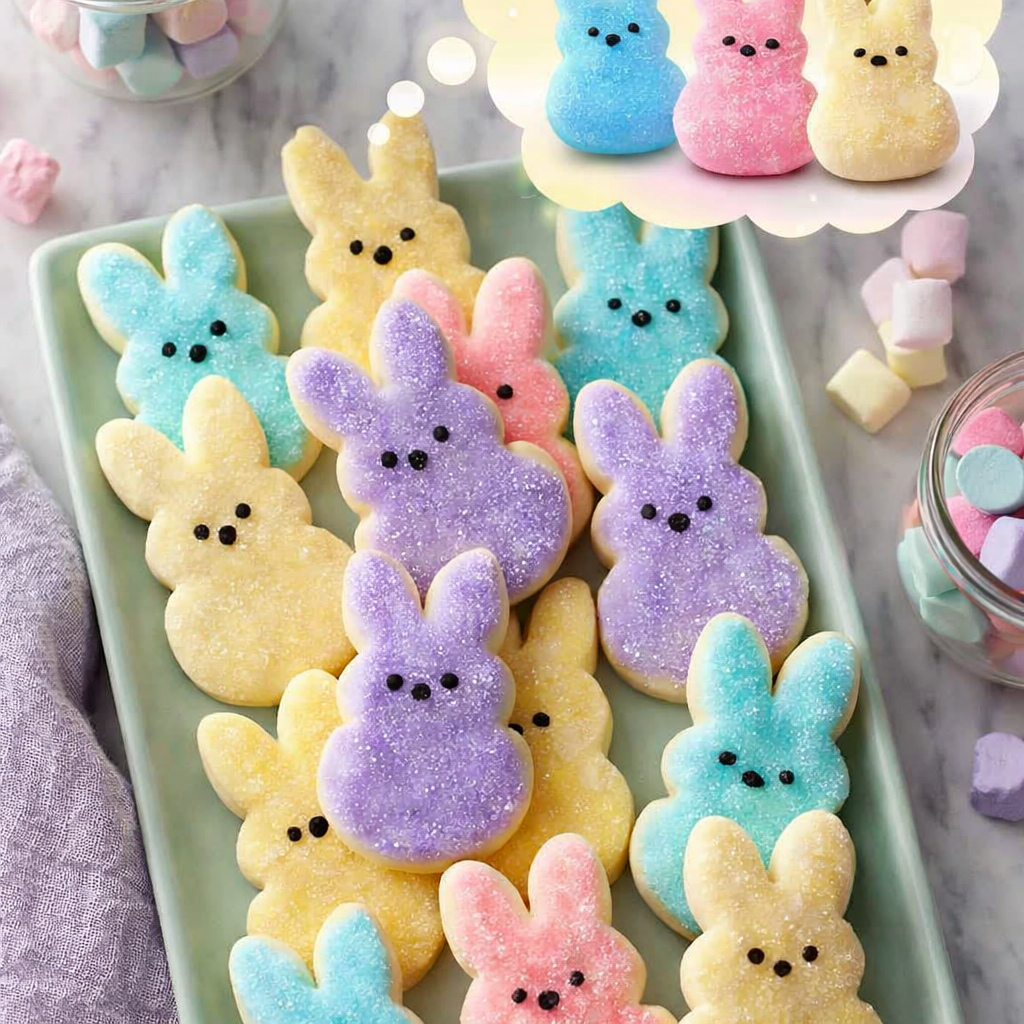 5 Easy Wonderful Ideas - Buttercream Bunny Cookies 6 Close-up of soft bunny cookies with buttercream icing