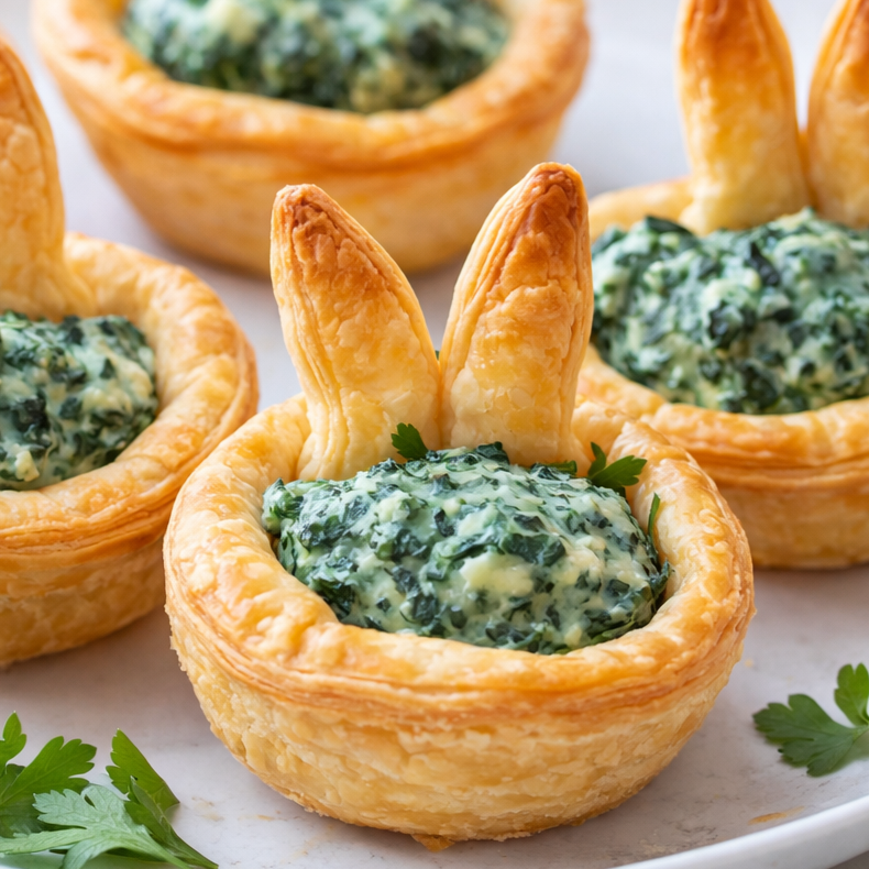 Easter Bunny Crescent Bites – Amazing 5 Easy Steps 6 Cute Easter Bunny Crescent Bites appetizer for Easter brunch