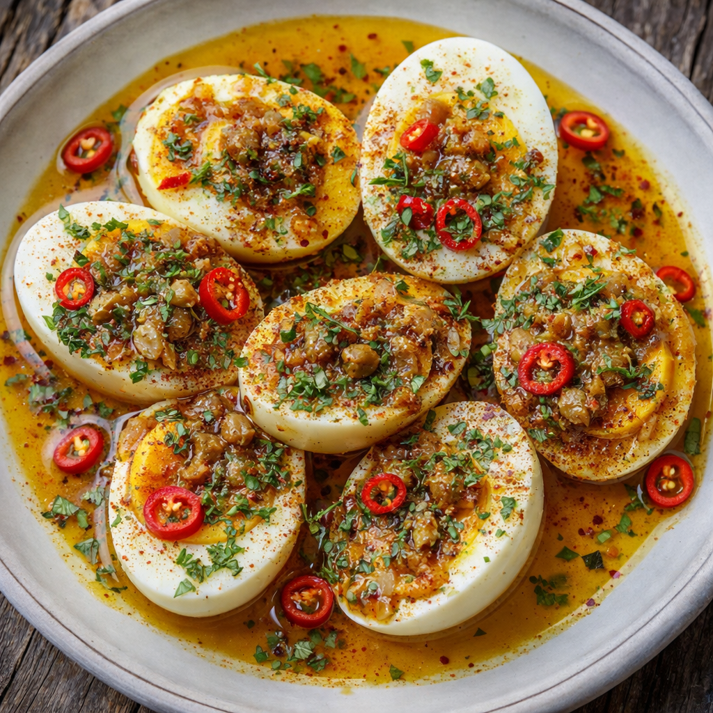 Cajun Boiled Eggs – Best 5 Easy Flavorful Ways 6 Keto Cajun boiled eggs tossed in rich garlic butter sauce