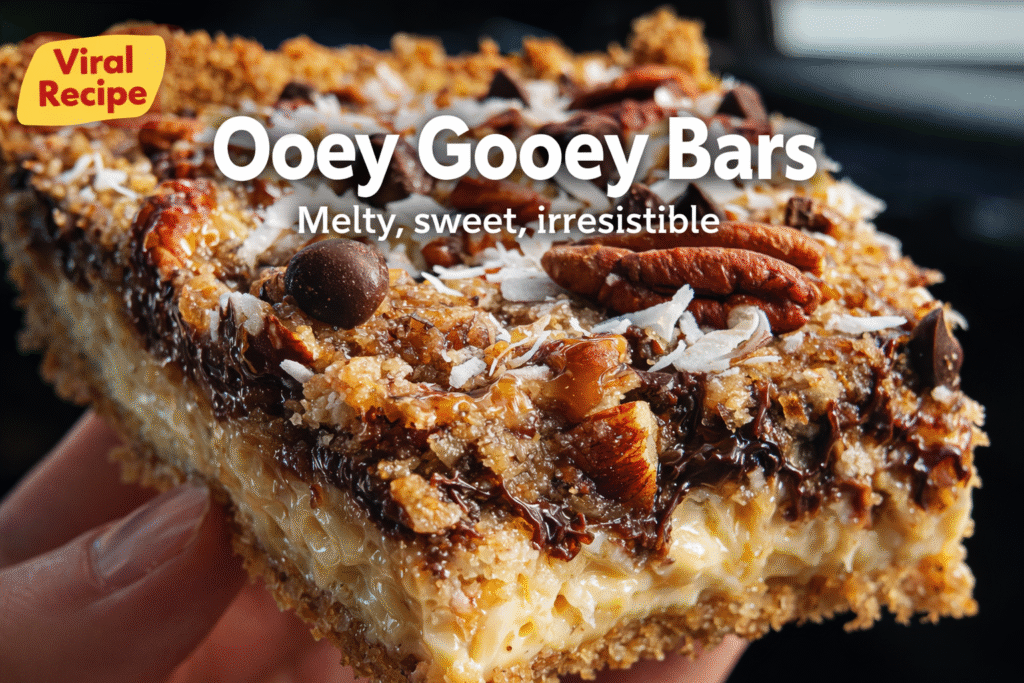 Texas Trash Pie with chocolate, pretzels, caramel, and coconut in a golden crust