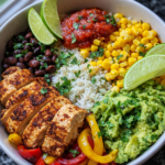 7 Easy & Delicious Ways: Fajita Chicken Burrito Bowl 7 Homemade Fajita Chicken Burrito Bowl with grilled chicken