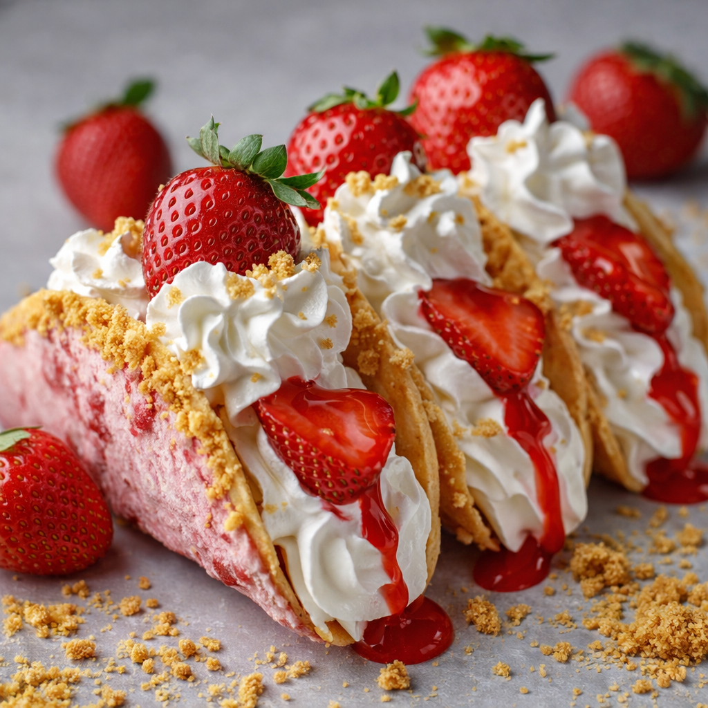 Strawberry Cookie Boats: 5 Easy Lovely Dessert Ideas 5 Homemade Strawberry Cookie Boats dessert close-up