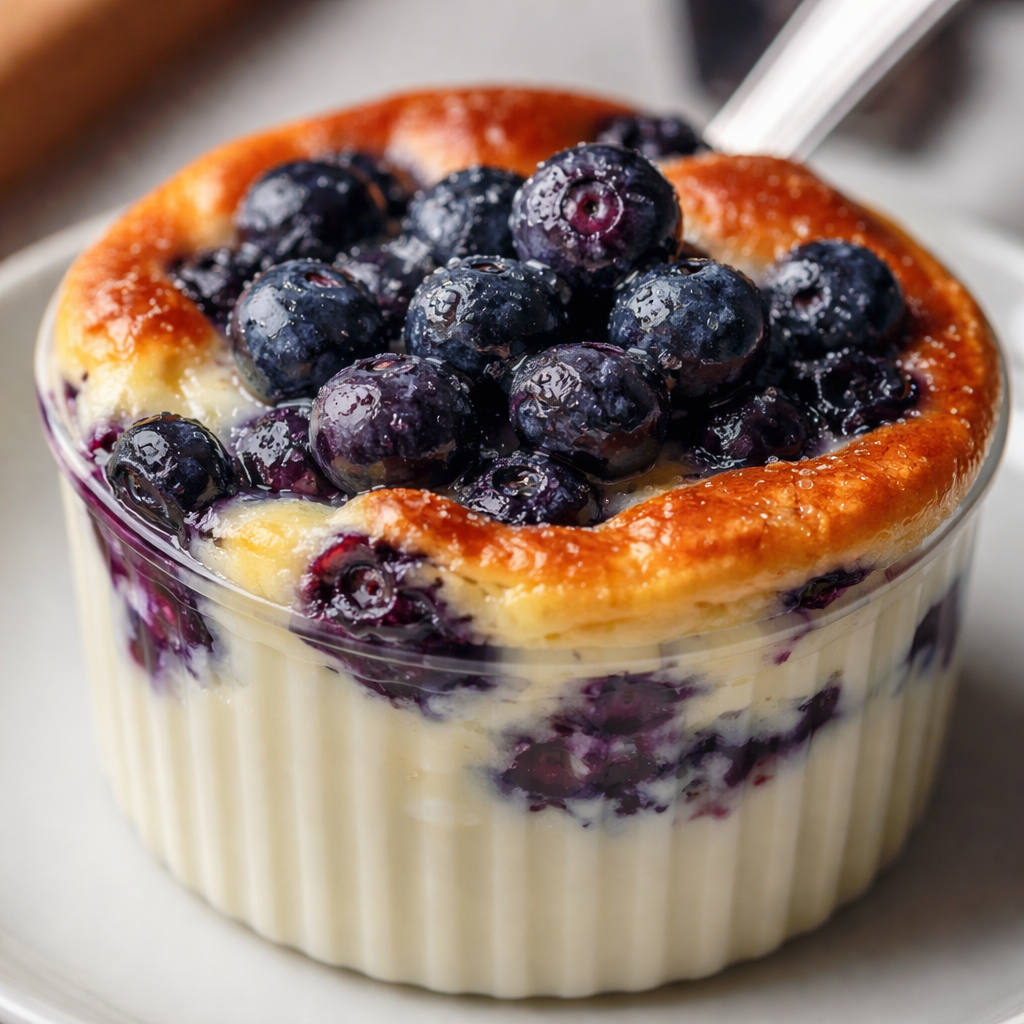 Baked Blueberry Cottage Cheese Breakfast Bowls (5 Amazing Tips) 5 Healthy blueberry cottage cheese breakfast bake close-up