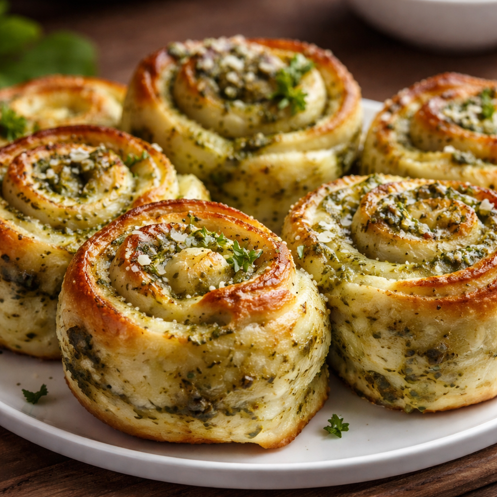 Shamrock Garlic Pesto Rolls – 5 Easy Fresh Ideas 6 Homemade shamrock garlic pesto rolls close-up
