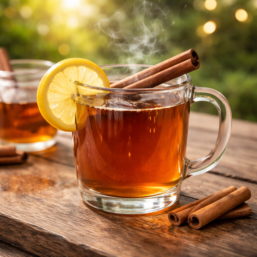 Warm honey cinnamon water for weight loss