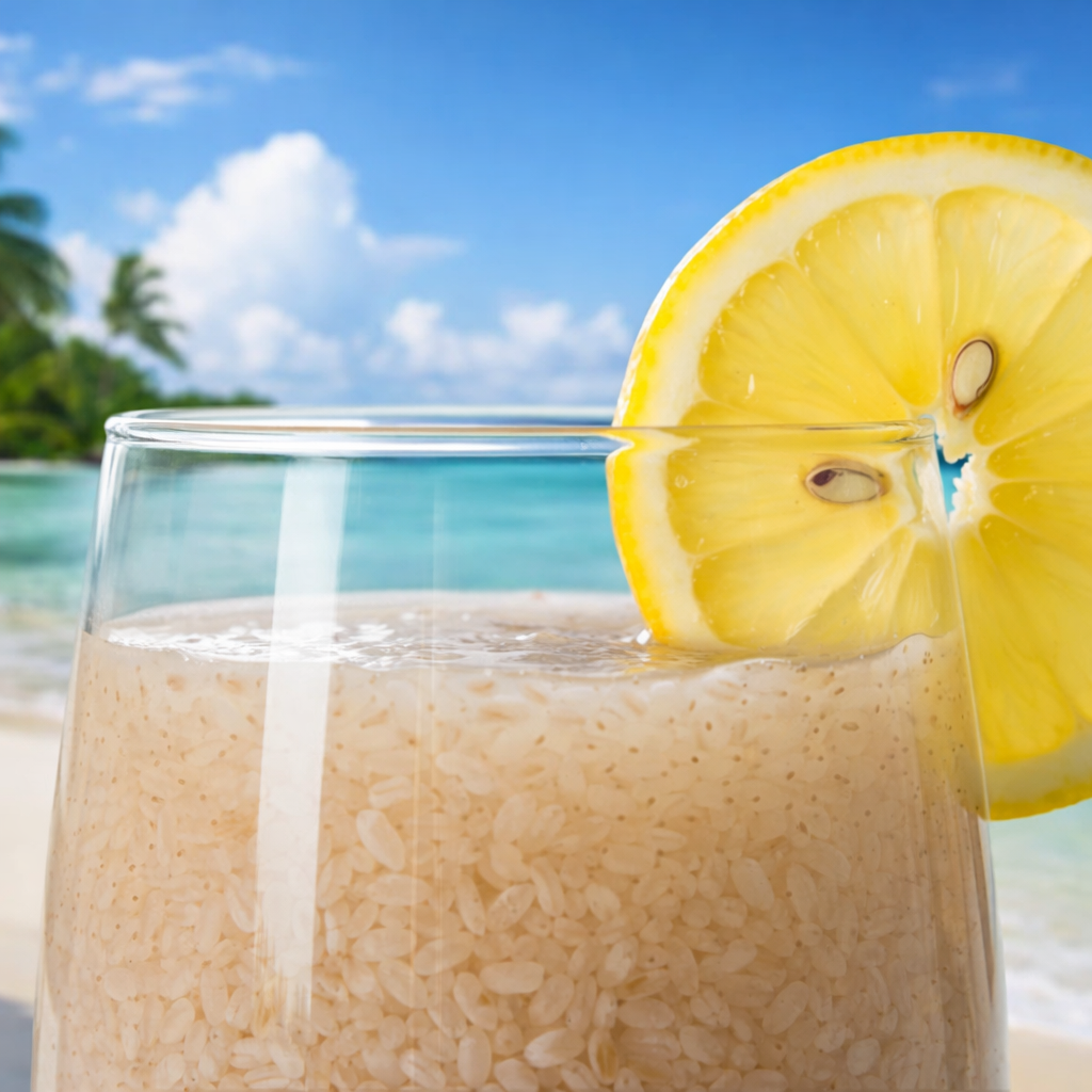 Mixing psyllium husk with water