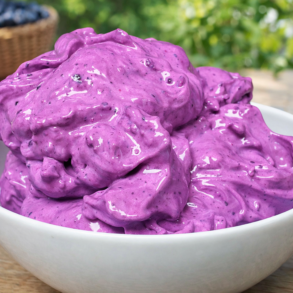 creamy xanthan gum protein fluff texture