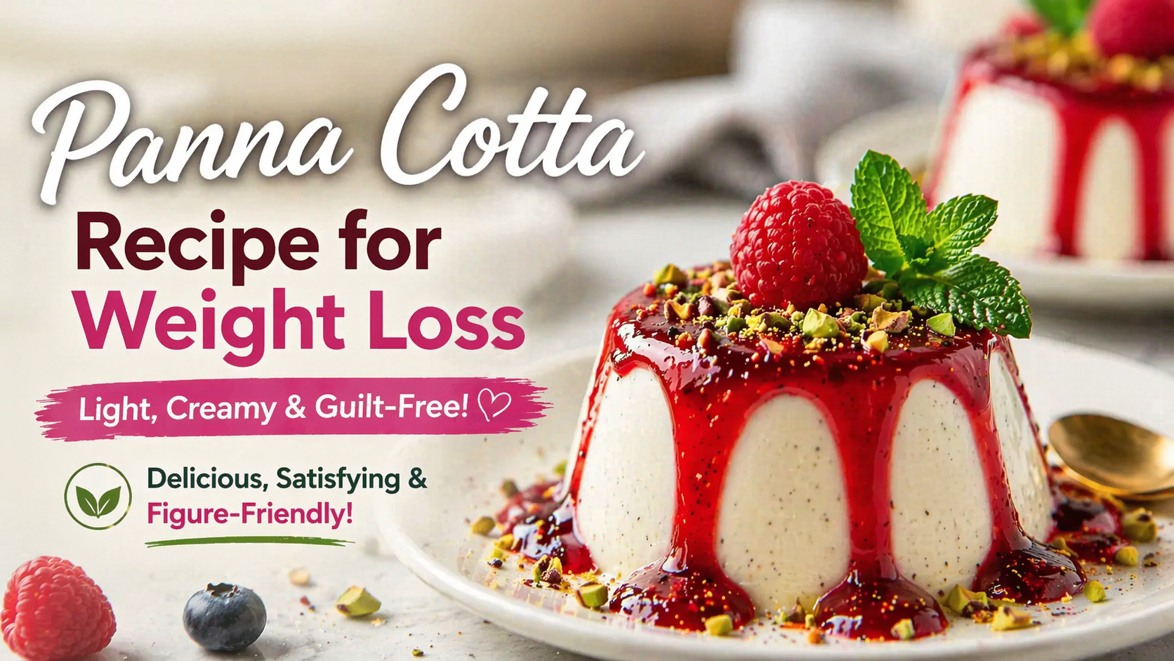 Panna Cotta Recipe – 5-Ingredient Weight Loss Treat 4 Healthy panna cotta recipe with berries