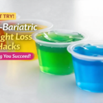 Post-bariatric healthy meal with protein and vegetables