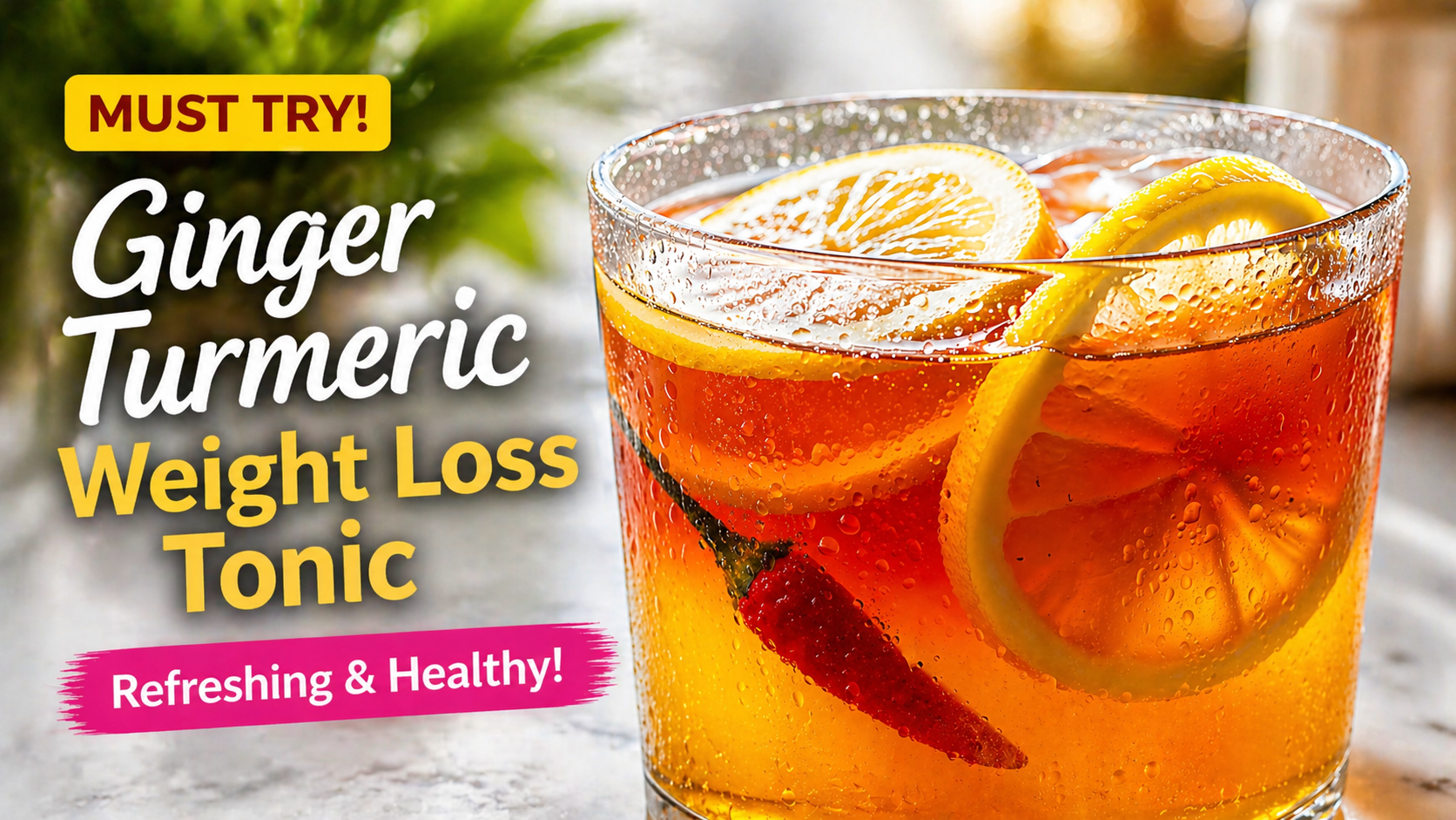 Fresh ginger and turmeric roots with lemon and honey ingredients for ginger turmeric weight loss tonic