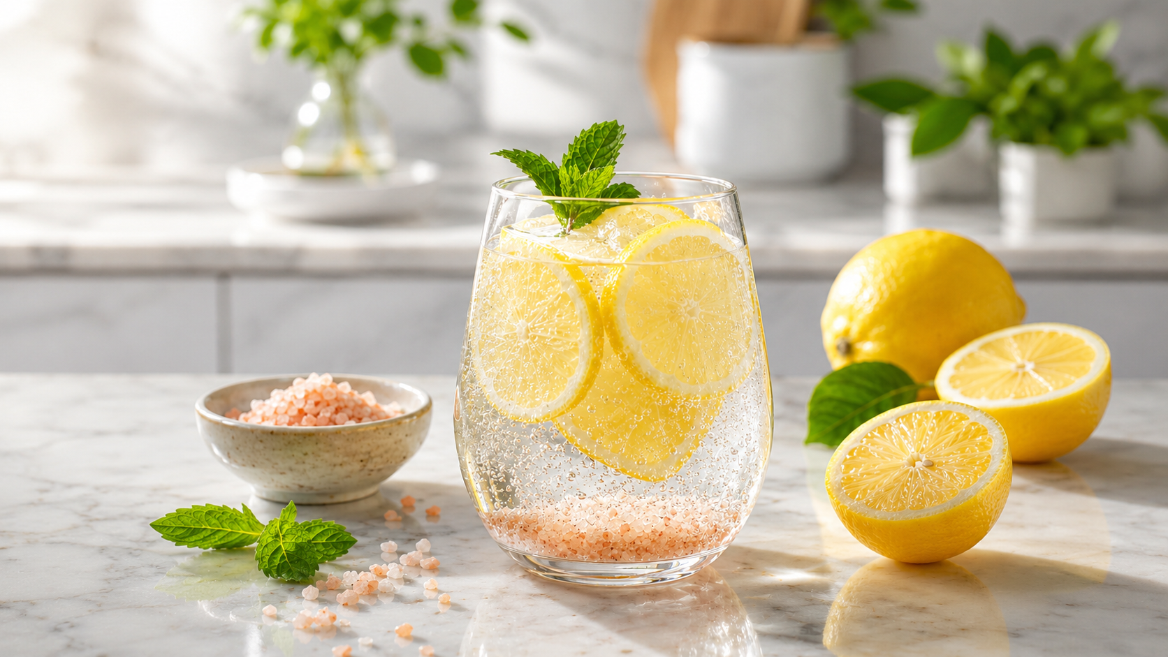 Pink Salt Water Before Bed: 5 Amazing Benefits 4 Pink salt water before bed in a glass mug