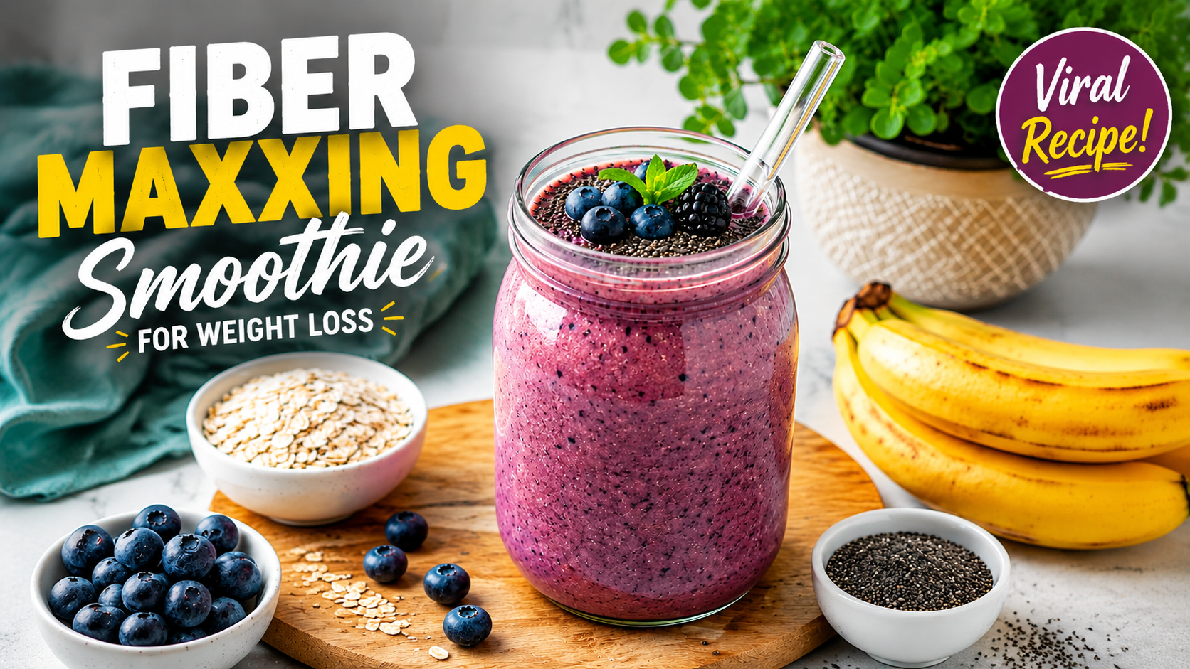 High fiber foods for weight loss meal bowl